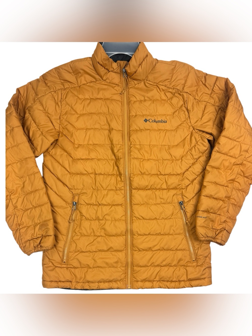 Columbia White Out II Omni-Heat jacket Golden Yellow sz S